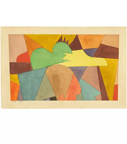 Paul Klee — Mit den braunen Spitzen — Galerie Kornfeld