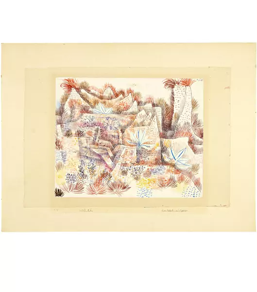 Paul Klee — Landschaft mit Agaven — Galerie Kornfeld