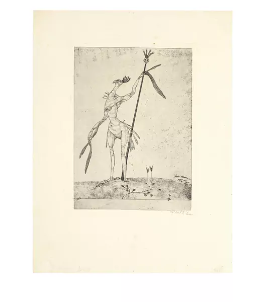 Paul Klee — Greiser Phoenix - Inv. 9 — Galerie Kornfeld