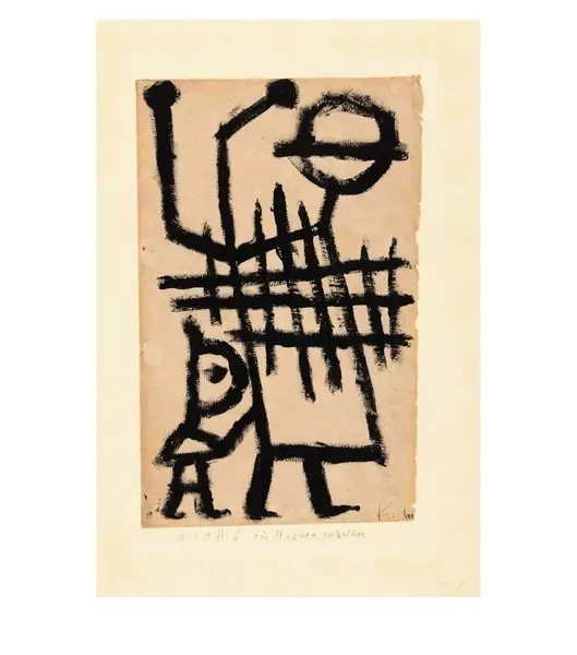 Paul Klee — Ein Strassen Musiker — Galerie Kornfeld