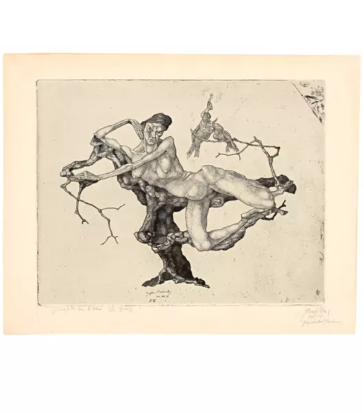 Paul Klee — Jungfrau im Baum - Invention 3 — Galerie Kornfeld