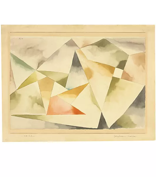 Paul Klee — Gebirgsbewegung (3= und 4=takt) — Galerie Kornfeld