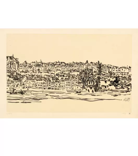 Paul Klee — Aus Bern Bern, untere Stadt, Südseite — Galerie Kornfeld