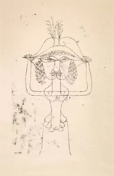 Paul Klee — Die Sängerin der komischen Oper — Galerie Kornfeld