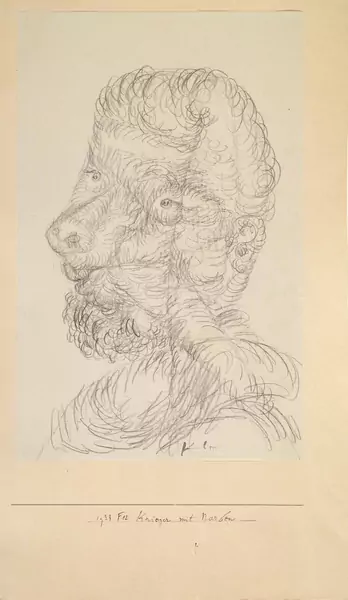 Paul Klee — Krieger mit Narben — Galerie Kornfeld