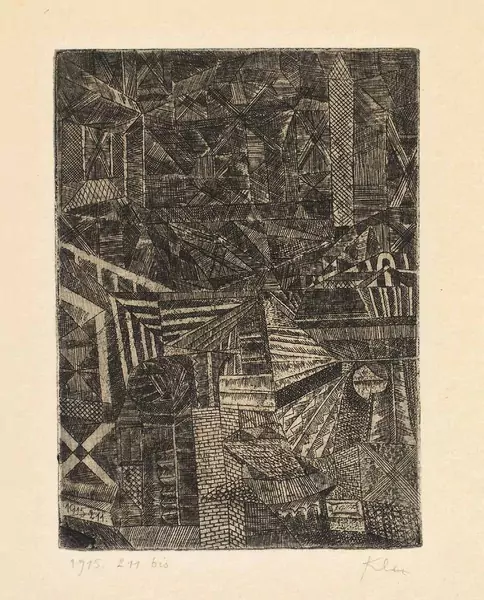 Paul Klee — Spiegelndes Fenster — Galerie Kornfeld
