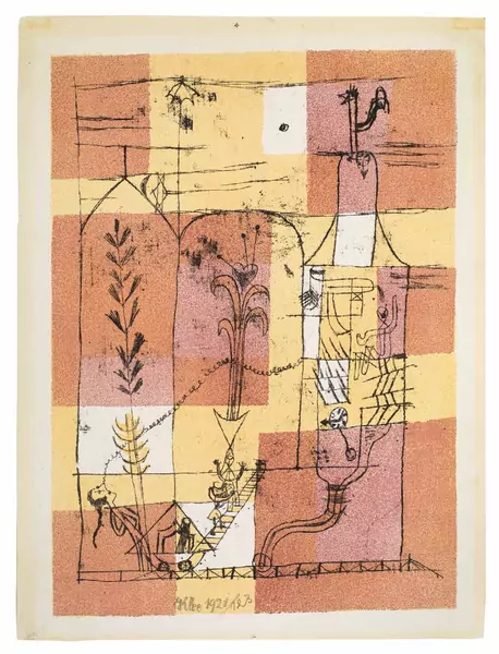 Paul Klee — Hoffmanneske Szene — Galerie Kornfeld