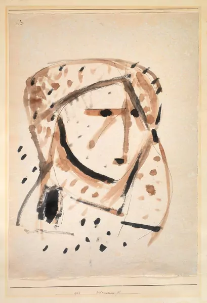 Paul Klee — Bildnisskizze «M» — Galerie Kornfeld