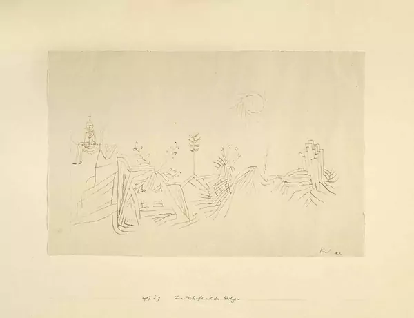 Paul Klee — Landschaft mit der Heiligen — Galerie Kornfeld
