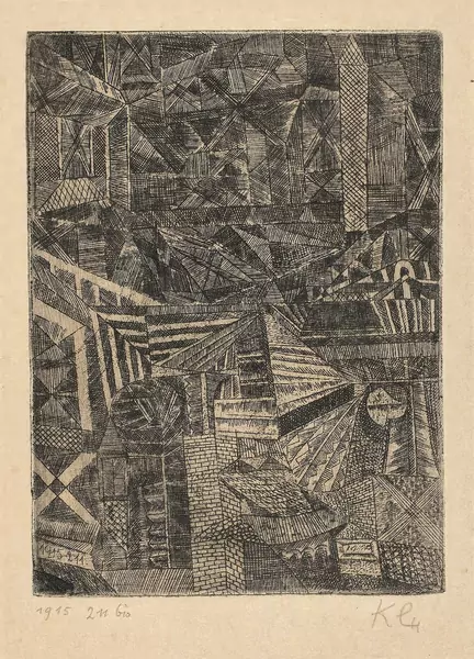 Paul Klee — Spiegelndes Fenster — Galerie Kornfeld