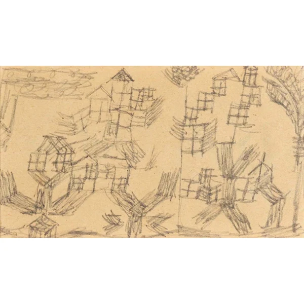 Paul Klee — HÄUSERBÄUME HOUSES ON TREES