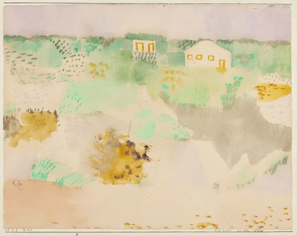 Paul Klee — Häuser an der Düne, 1923