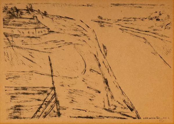 Blick auf einen Fluss, 1912