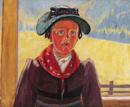 Jeune fille des Hauderes (Valais)