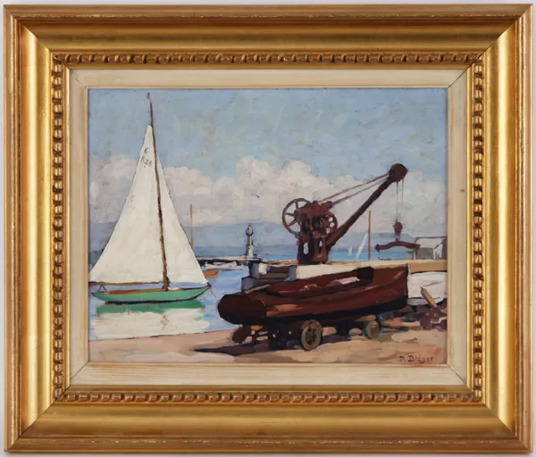 Paul Léon Bléger — Barques Quai des Eaux-Vives 1917
