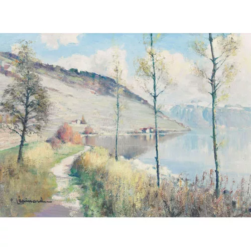 Paul Lépinard — Uferpartie am Genfersee.