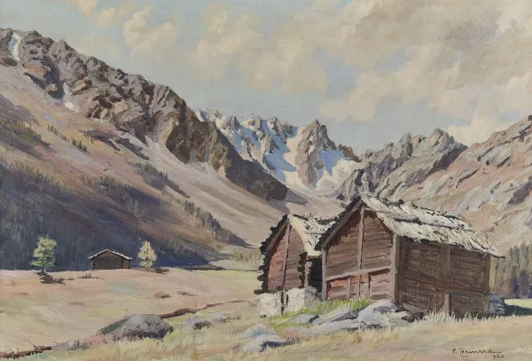 Paul Lépinard — Chalet dans les Alpes