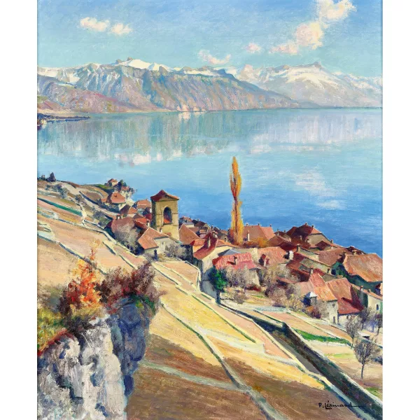 Paul Lépinard — Vue sur le Lavaux et le lac Léman.