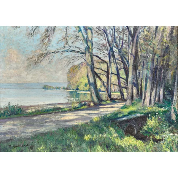 Paul Lépinard — Au bord du lac Léman.