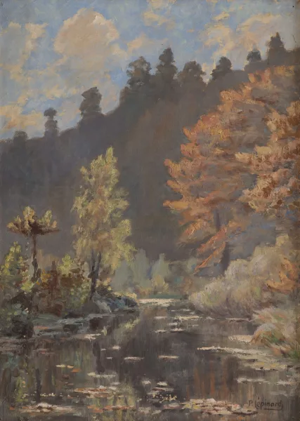 Paul Lépinard — Le cours d'eau dans la forêt