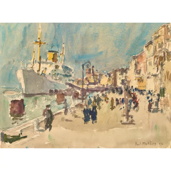 Paul Mathey — Promenade von Venedig.
