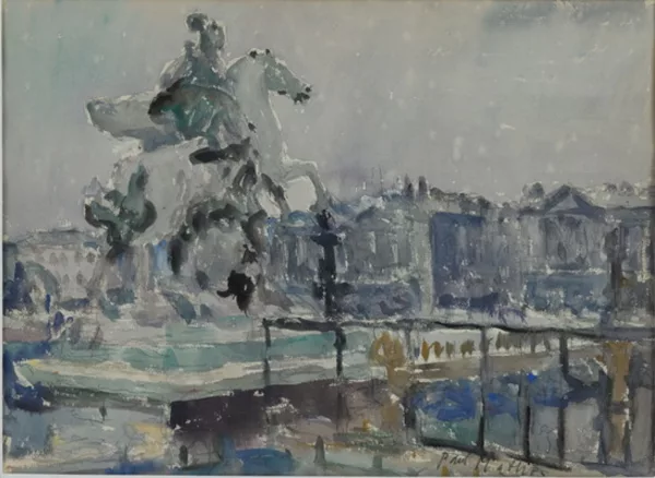 Paul Mathey — Paul Mathey (1891 - 1972), \\Vue de Paris\\,