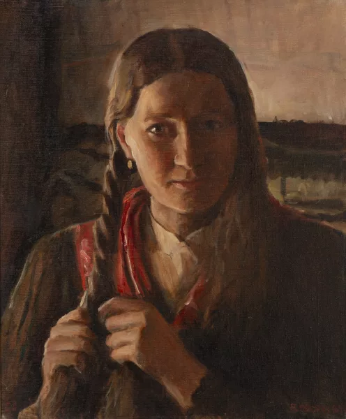 Paul Perrelet — Jeune fille d'Evolène