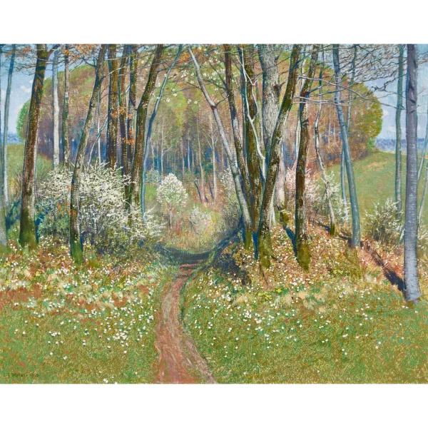 Paul Robert — Waldweg im Frühling.