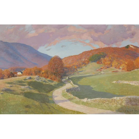 Sonnige Herbstlandschaft