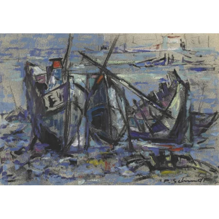 Fischerboote am Strand
