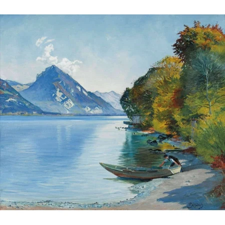 "Thunersee von Leissigen aus"