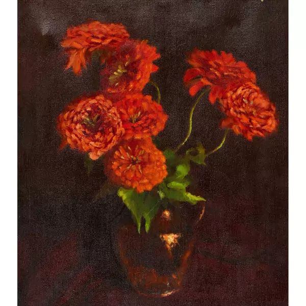 Dahlien in einer Vase