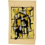Abstraktion - Figur im Fenster