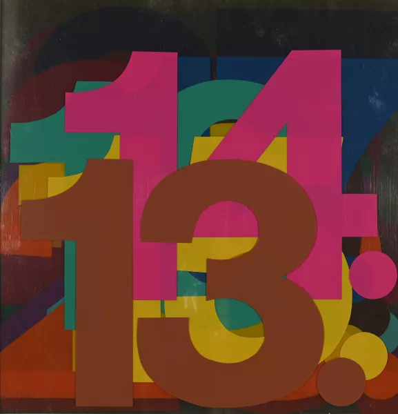 Paul Talman — Transparent colored Calendar, 1969