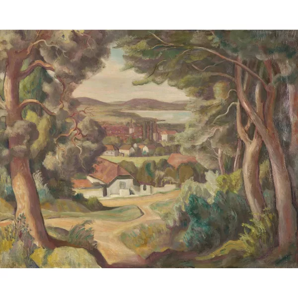 Paul Théophile Robert — Blick auf den Neuenburgersee.