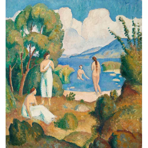 Paul Théophile Robert — "Le lac bleu".