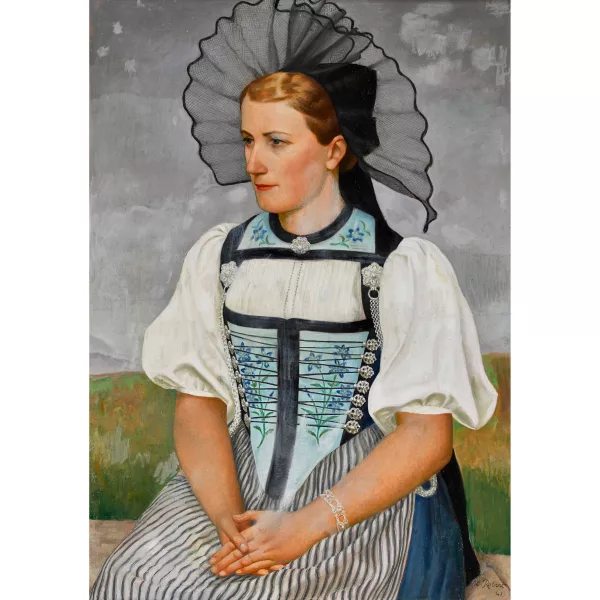 Paul Théophile Robert — Berner Trachtenfrau.