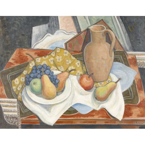 Paul Théophile Robert — Nature morte aux fruits.