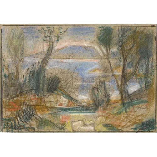 Paul Théophile Robert — "Lac de Neuchâtel".