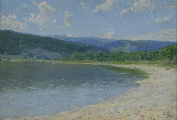 Paul Théophile Robert — Blick von Sutz-Lattrigen auf den Bielersee, 1899