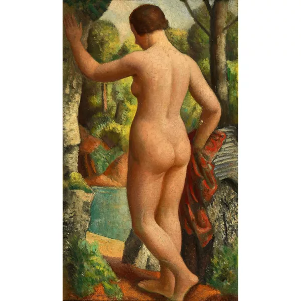 Paul Théophile Robert — La baigneuse.