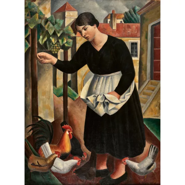 Paul Théophile Robert — "Femme aux poules".