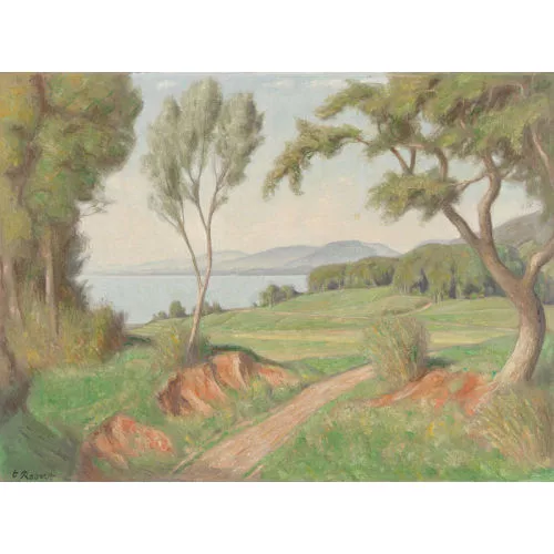 Paul Théophile Robert — Sommerliche Partie am Neuenburgersee.