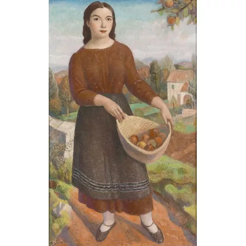 Paul Théophile Robert — Femme aux pommes.