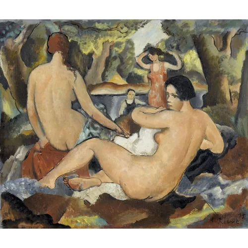 Paul Théophile Robert — "Baigneuses".