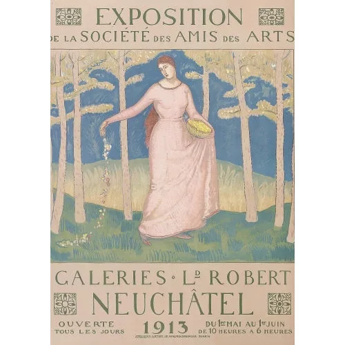 Paul Théophile Robert — "Galeries Roberts Neuchâtel 1913".