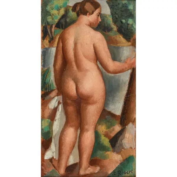 Paul Théophile Robert — La baigneuse.