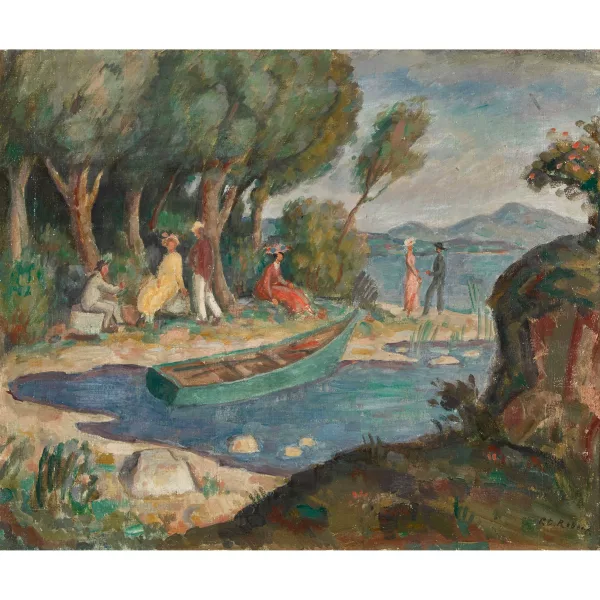 Paul Théophile Robert — "Le Bateau Vert".