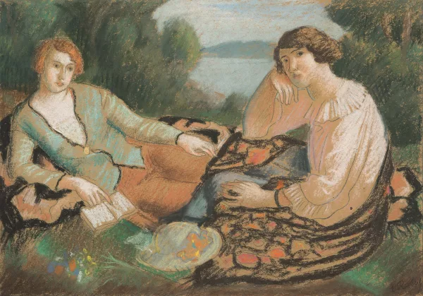 Paul Théophile Robert — Paar im Park