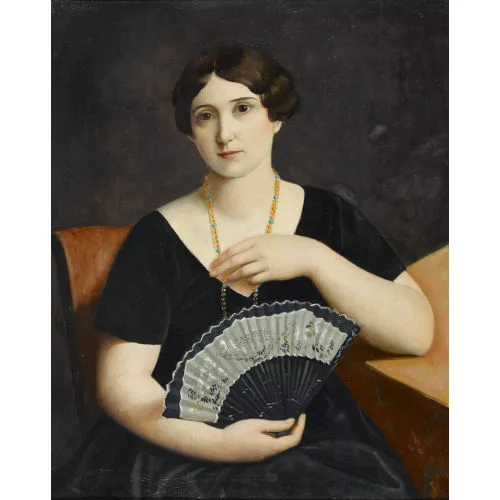 Paul Théophile Robert — Femme ¨¤ l¡ä¨¦ventail.